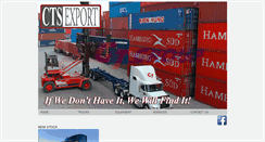 Desktop Screenshot of ctsexporttrucks.com